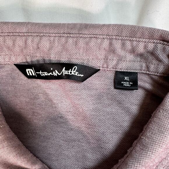Travis Mathew Mens Purple Polo‎ Size XL - Picture 2 of 8